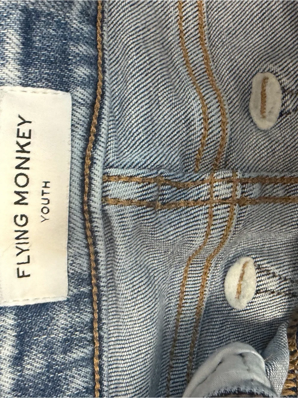 Flying Monkey Denim Shorts